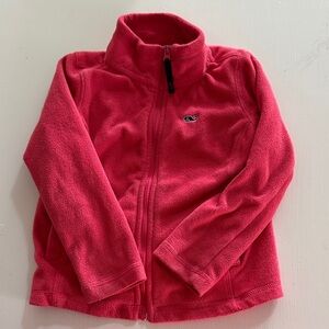 Vineyard Vines Coral Fleece Jacket